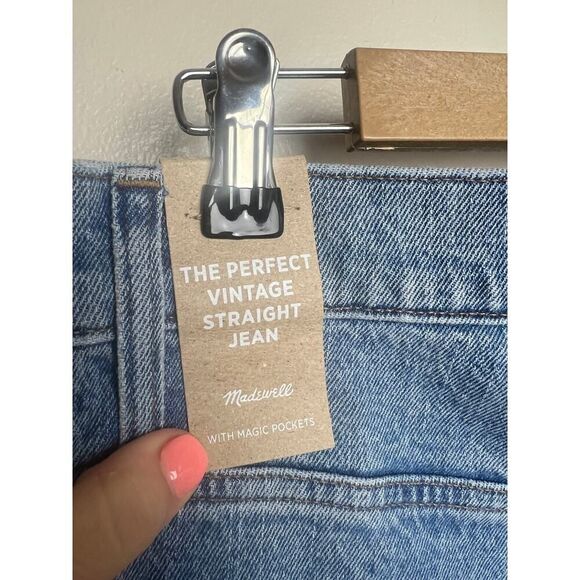 Madewell The Perfect Vintage Straight Jeans NWT Sz. 30 - Picture 5 of 6